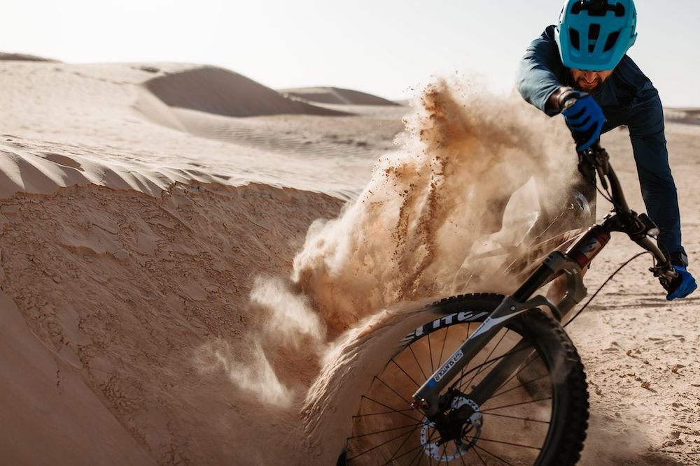 Tunisia offers the possibility of mountain biking in the desert