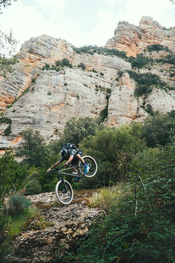 Riding Riglos trails Aragon Spain